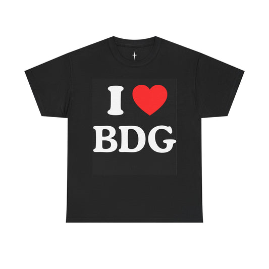 T-Shirt I LOVE BDG